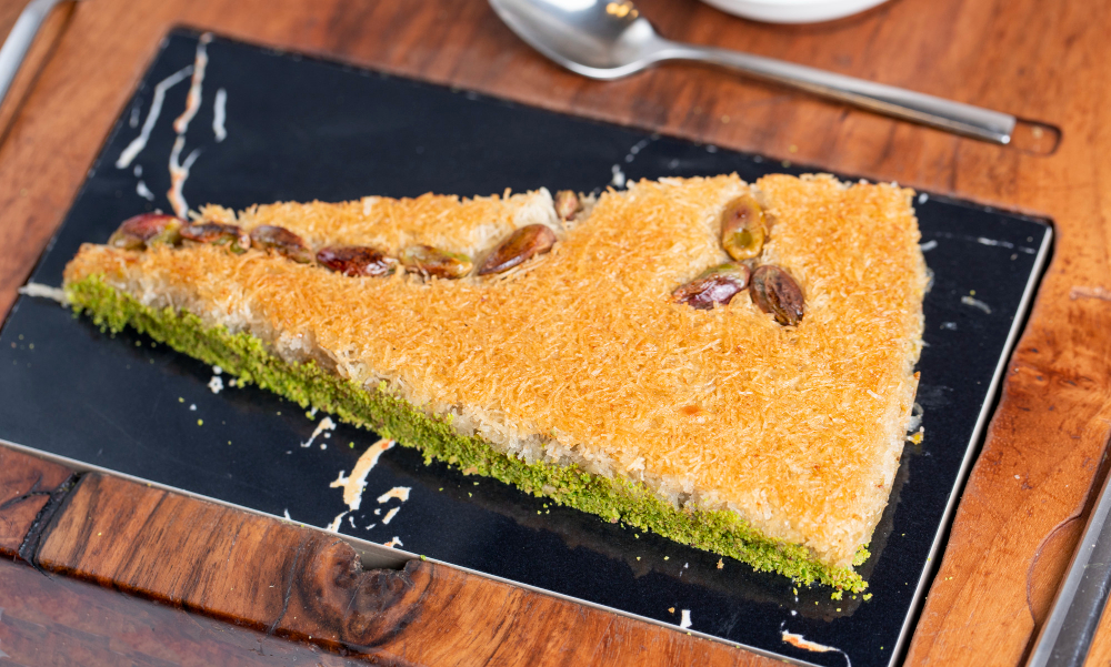 Pista Kunafa Waffle: Where Indian Sweetness Meets Waffle Magic