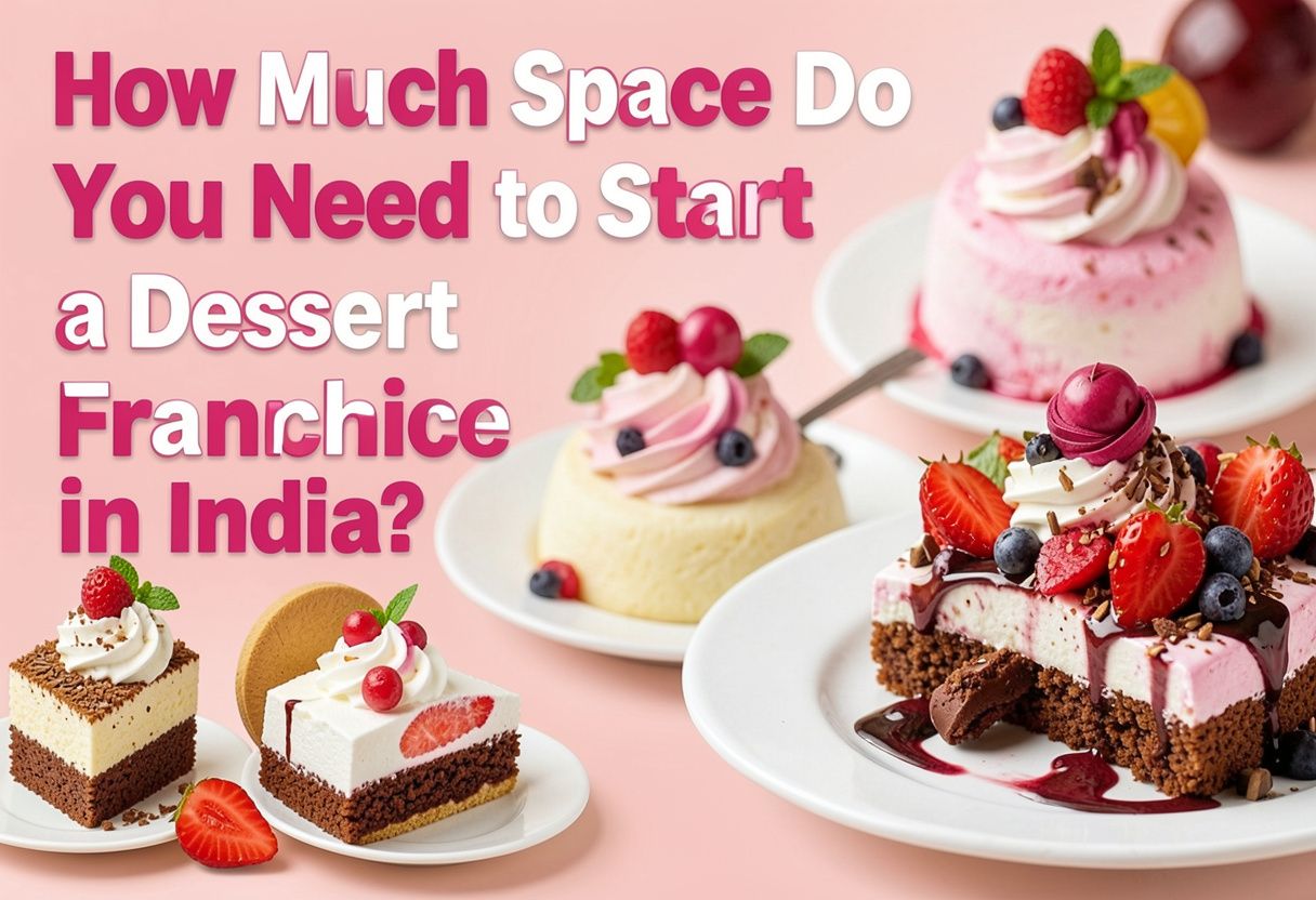 How Much Space Do You Need to Start a Dessert Franchise in India?
