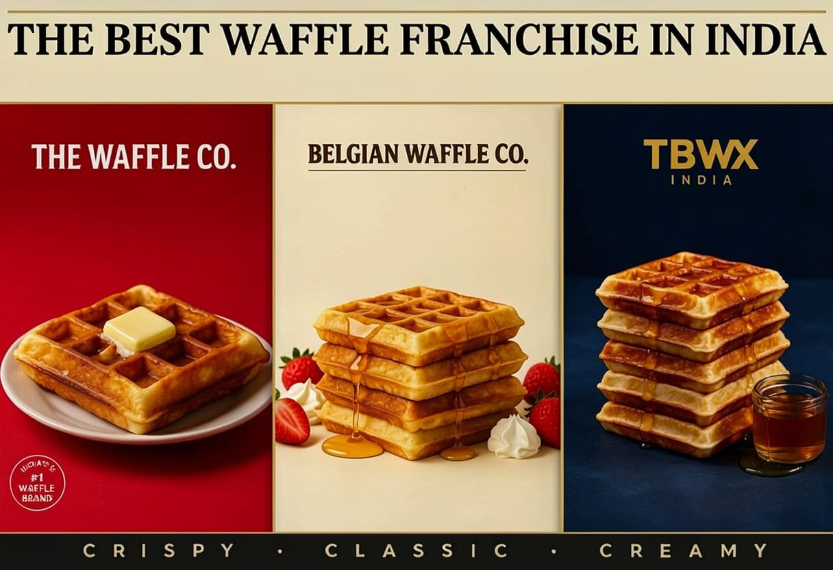 The Waffle Co. vs Belgian Waffle Co. vs TBWX: Best Waffle Franchise in India (2026 Comparison)