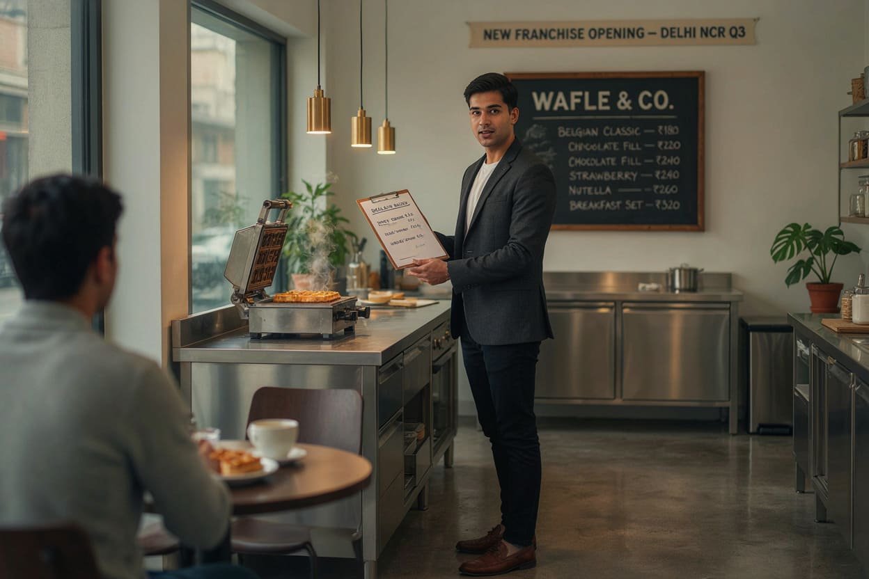 What Is the Break-Even Time for a Waffle Franchise in India?